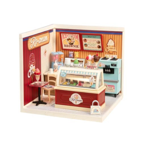 Robotime Puzzle 3d Mini Ice Cream Store Rolife Dw018b