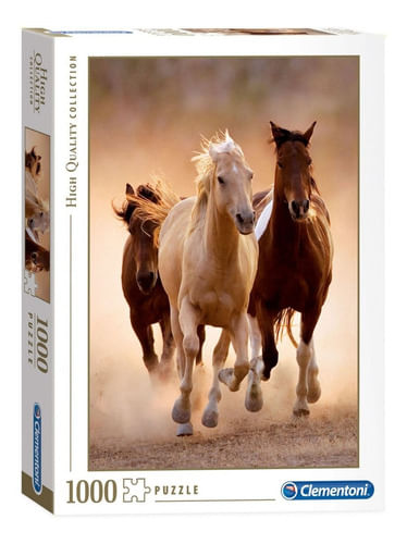 Puzzle 1000 Pzs Caballos Corriendo Clementoni 39168