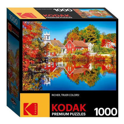 Rompecabezas Kodak Autumn In Harrisville De 1000 Piezas
