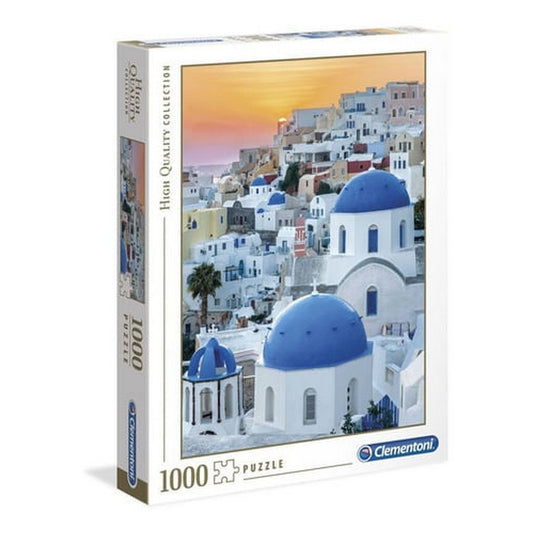 Puzzle 1000 Piezas Santorini Grecia Clementoni 39480