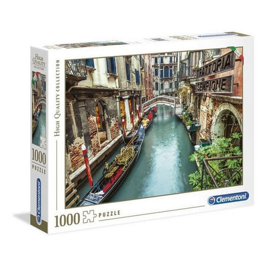 Rompecabezas Clementoni High Quality Collection Venice Canal 39458 De 1000 Piezas