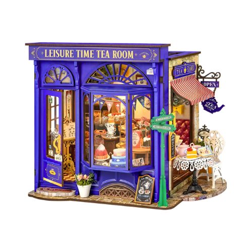 Robotime Puzzle Salon De Te Tiempo Libre Dg171