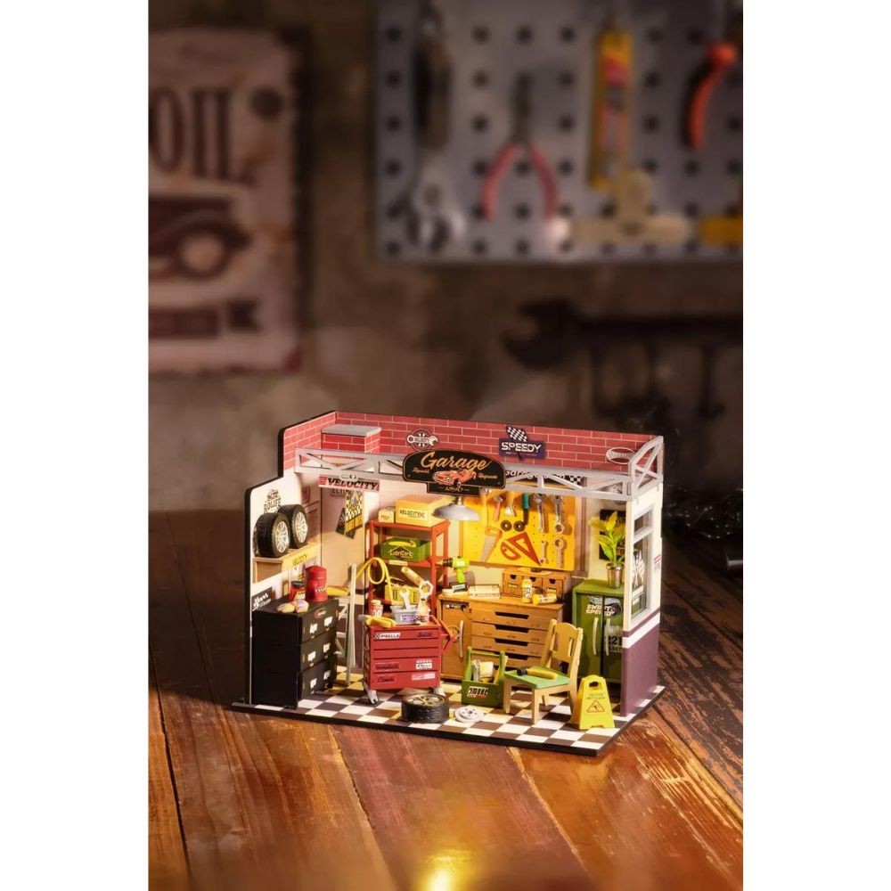 Robotime Puzzle 3d Garage Workshop Dg165 Rolife