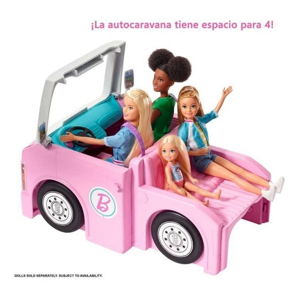 Vehículo Barbie Dreamcamper 3 En 1 Ghl93 Mattel