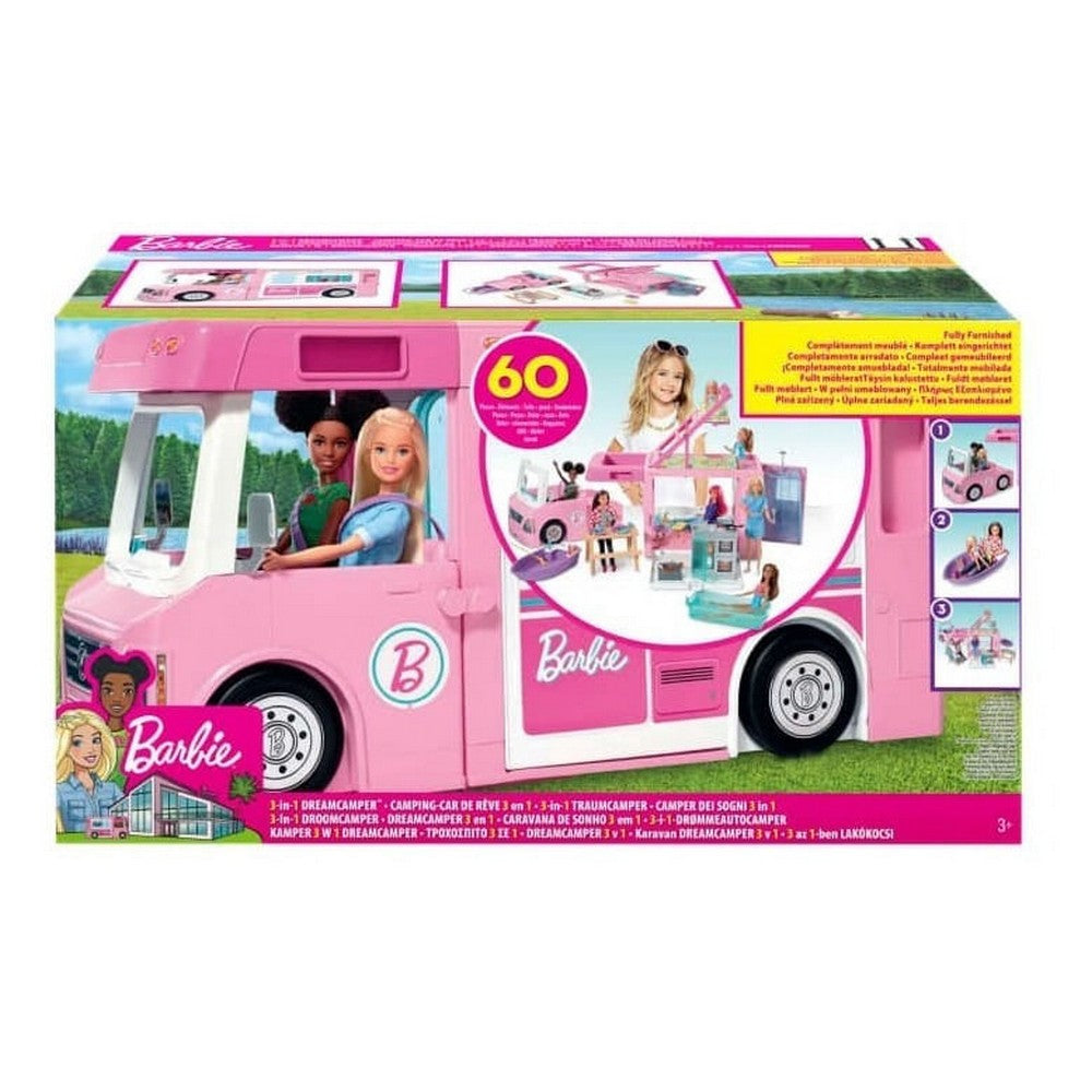 Vehículo Barbie Dreamcamper 3 En 1 Ghl93 Mattel
