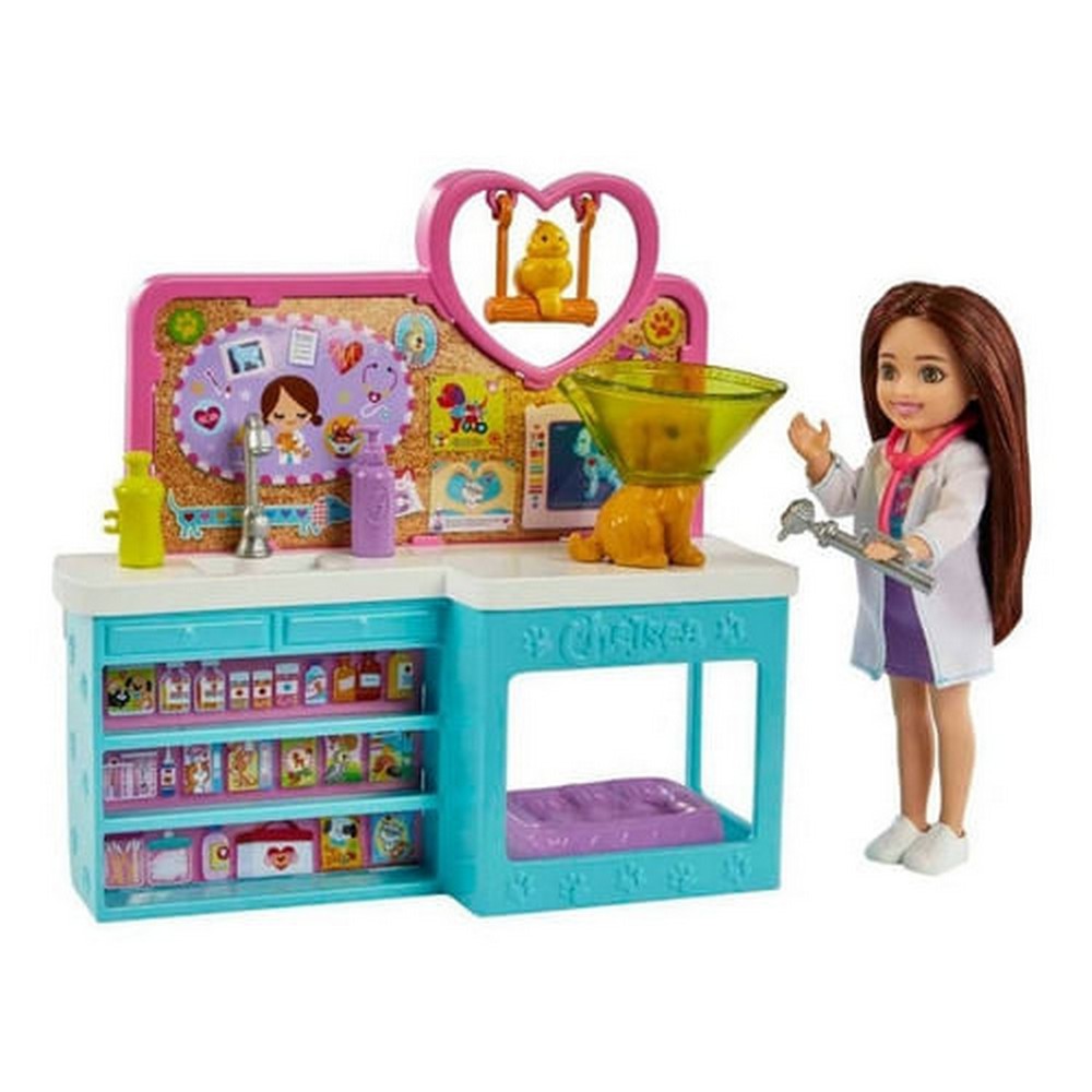 Muñeca Barbie Chelsea Veterinaria Hgt12 Mattel