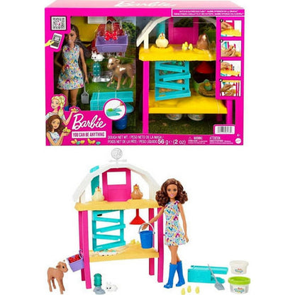 Muñeca Barbie Y Su Granja Con Accesorios Hgy88 Mattel