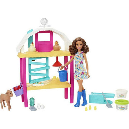 Muñeca Barbie Y Su Granja Con Accesorios Hgy88 Mattel