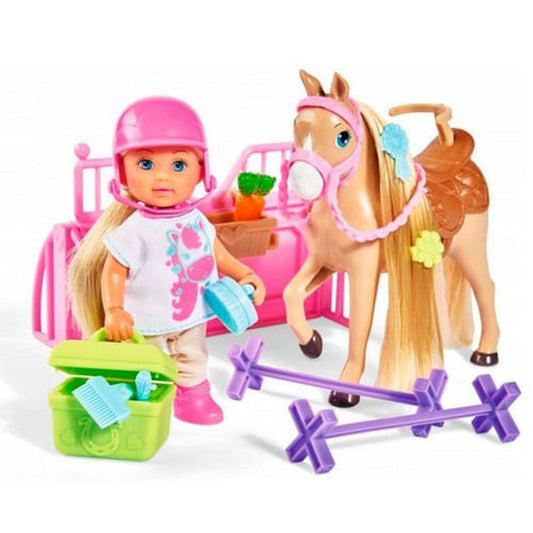 Muñeca Evi De Vacaciones Con Caballo 105733274038