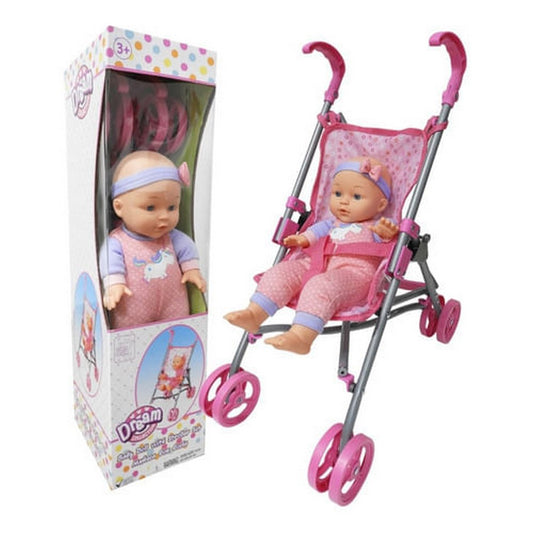 Dream Collection Muñeca 30 Cm Con Cochecito 17145