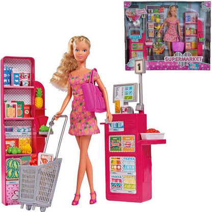 Muñeca Steffi Sl Supermercado Con Accesorios 105733449
