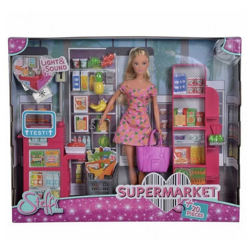 Muñeca Steffi Sl Supermercado Con Accesorios 105733449