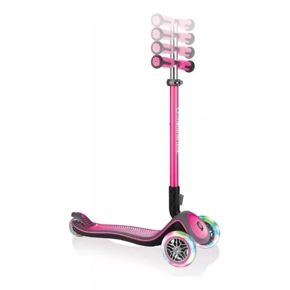 Patineta Globber Elite Con Luces Rosada Color Rosa