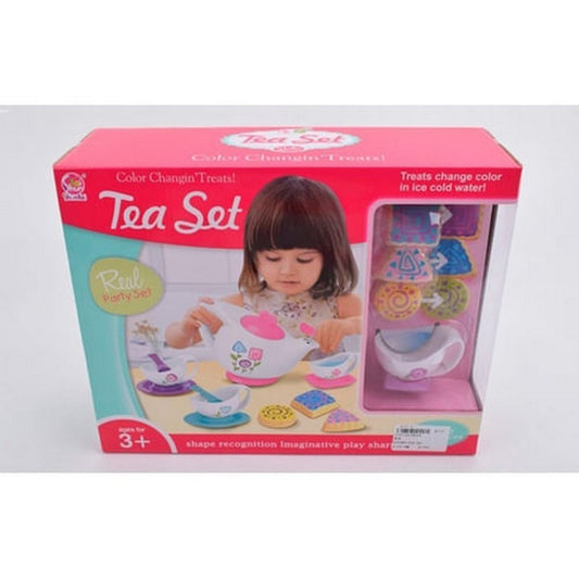 Juego De Te Y Masitas Cambia De Color 1757155 Color Rosa