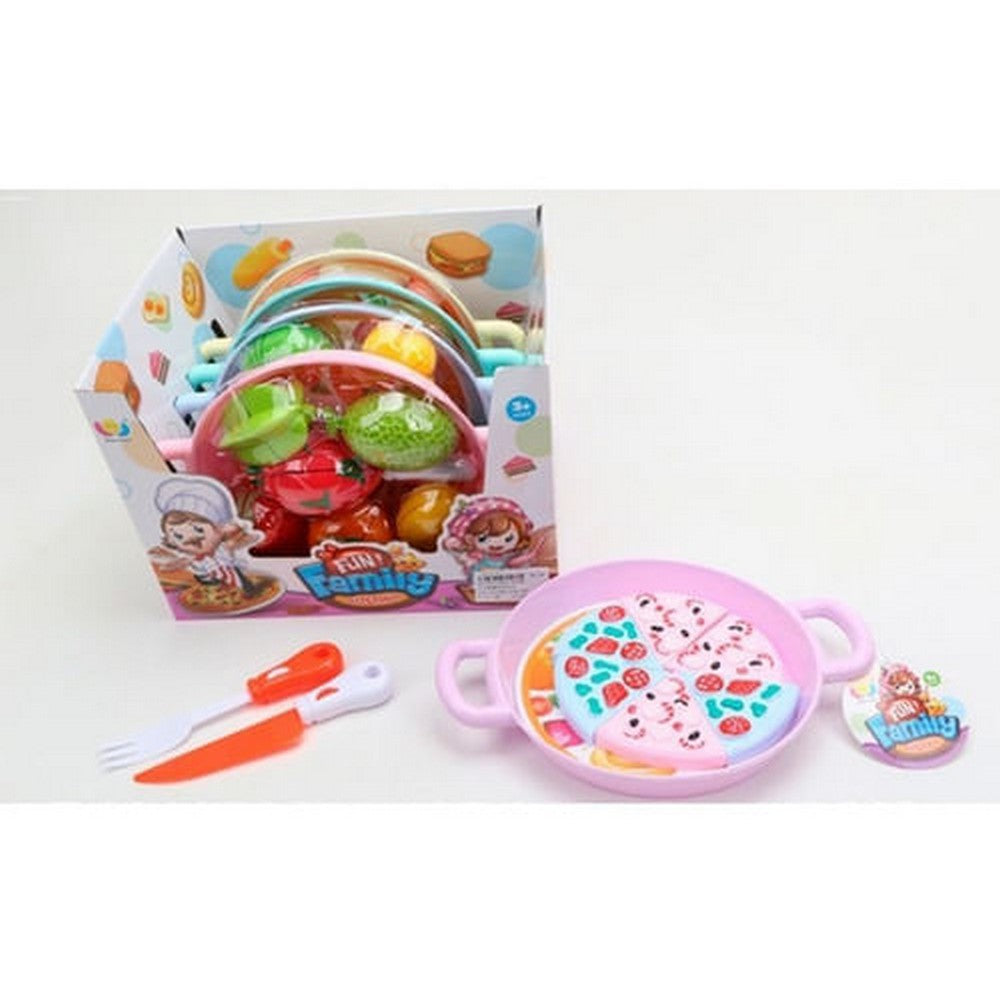 Set De Cocina Sarten 6pcs 1813511 E.normal Color Rosa-verduras