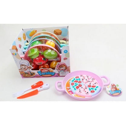 Set De Cocina Sarten 6pcs 1813511 E.normal Color Rosa-verduras
