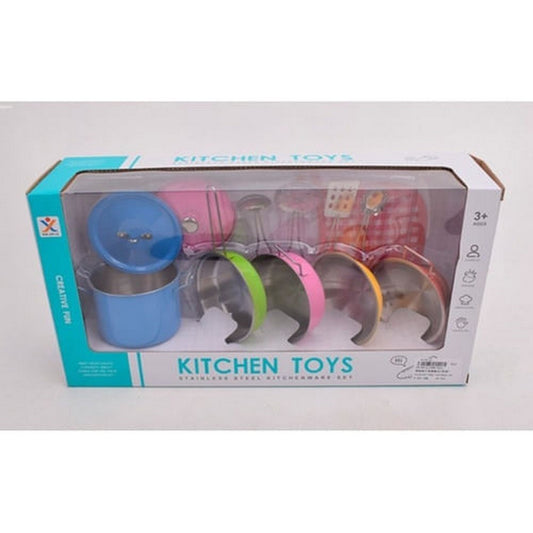 Set De Cocina Ollas De Metal Multicolor 1878012 E.normal