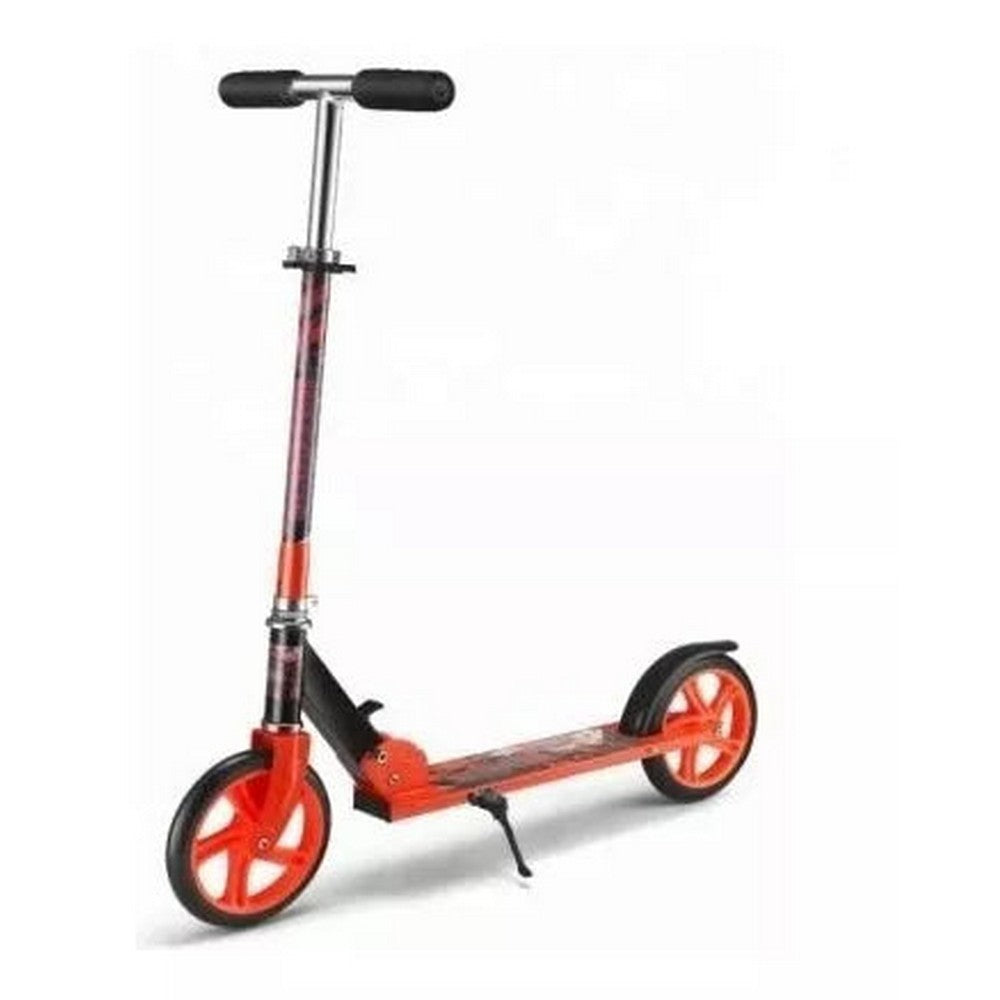 Monopatín Yx-s16 Naranja Con Negro Shine