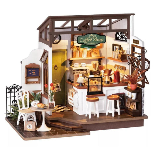 Miniatura Cafeteria Flavory Cafe Armable Robotime Dg162