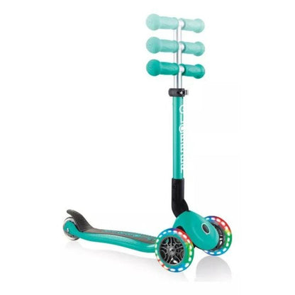 Globber Monopatin Junior Plegable Y C/luces Turquesa 437-107