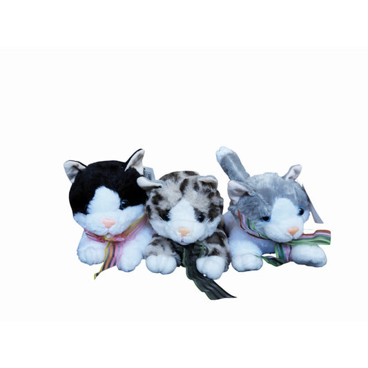 Peluche Gato 28cm 1005-54 Shine Color Con Manchas