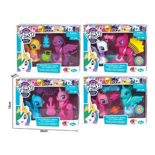 Adorables Ponys C/luz 2 Pcs 1723193 E.normal