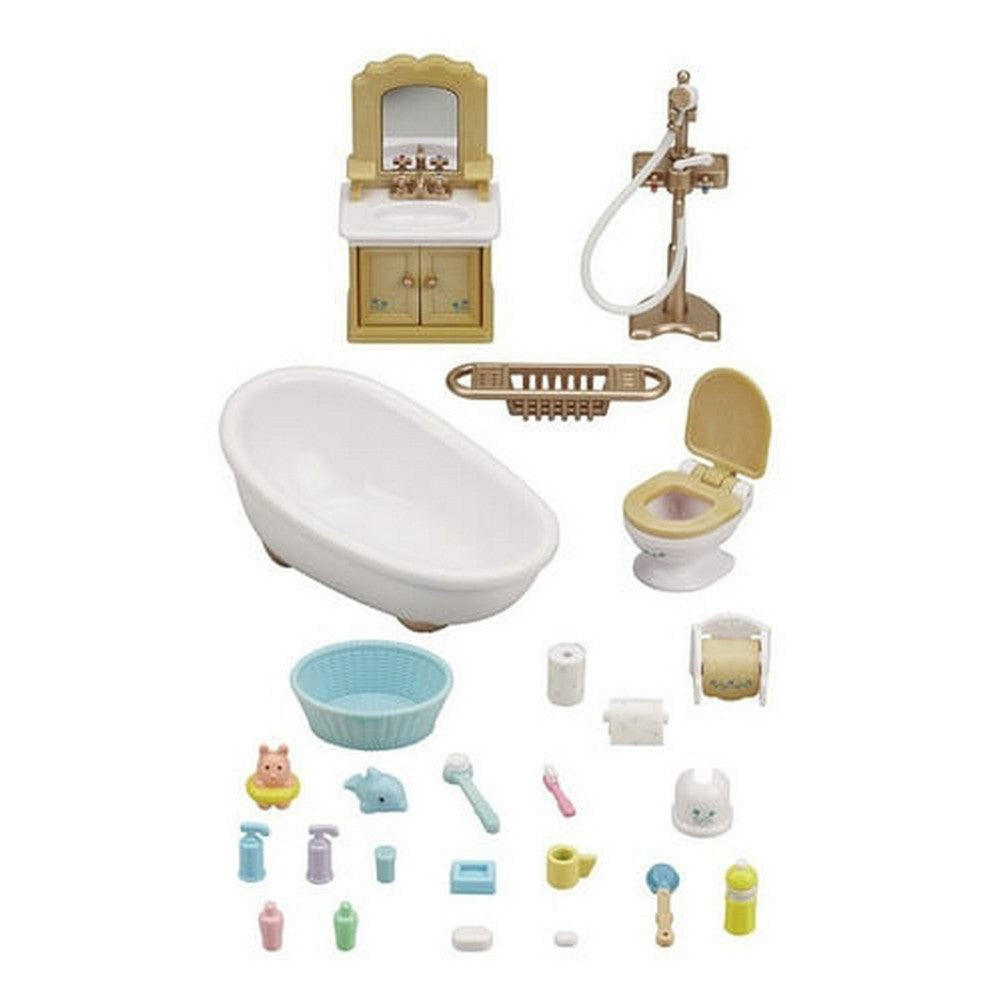 Sylvanian Set De Baño Country 20 Piezas 05286sy