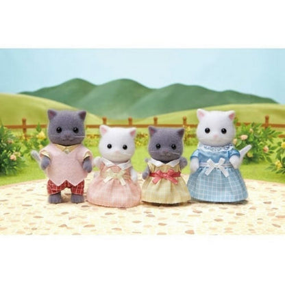 Sylvanian Families Familia Gato Persa Juguete Figuras Niños