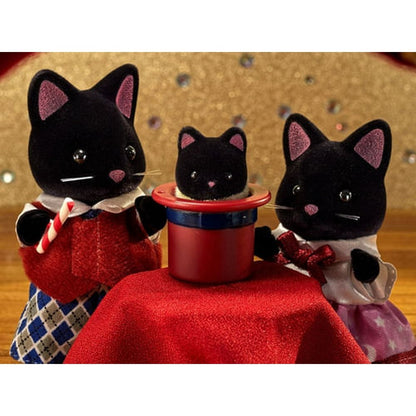 Sylvanian Familia De Gatos Negros 4 Figuras 05530sy