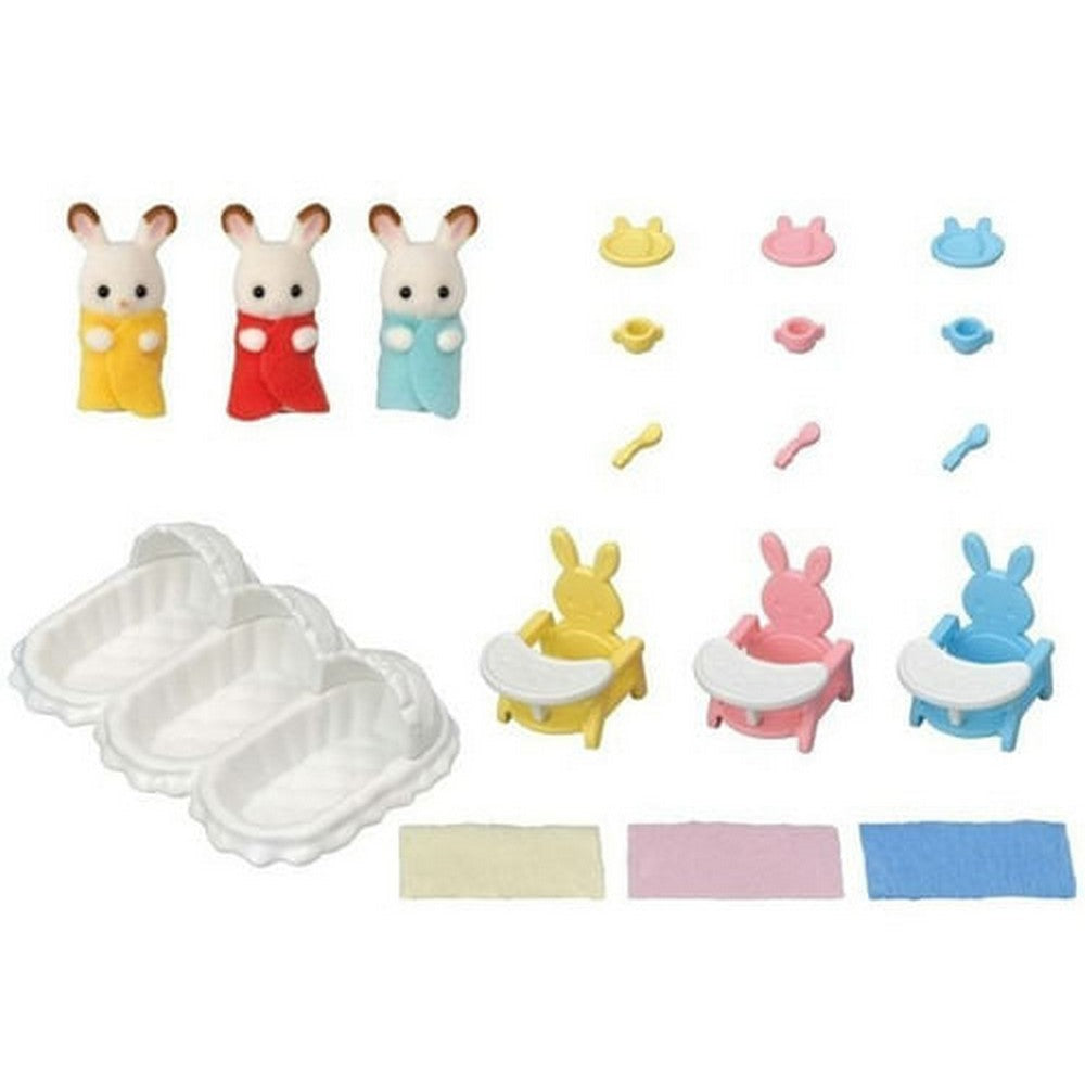 Sylvanian Set De Cuidado De Trillizos 05532sy