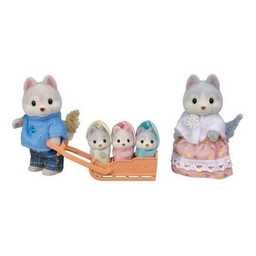 Sylvanian Familia Husky 4 Figuras 05636sy