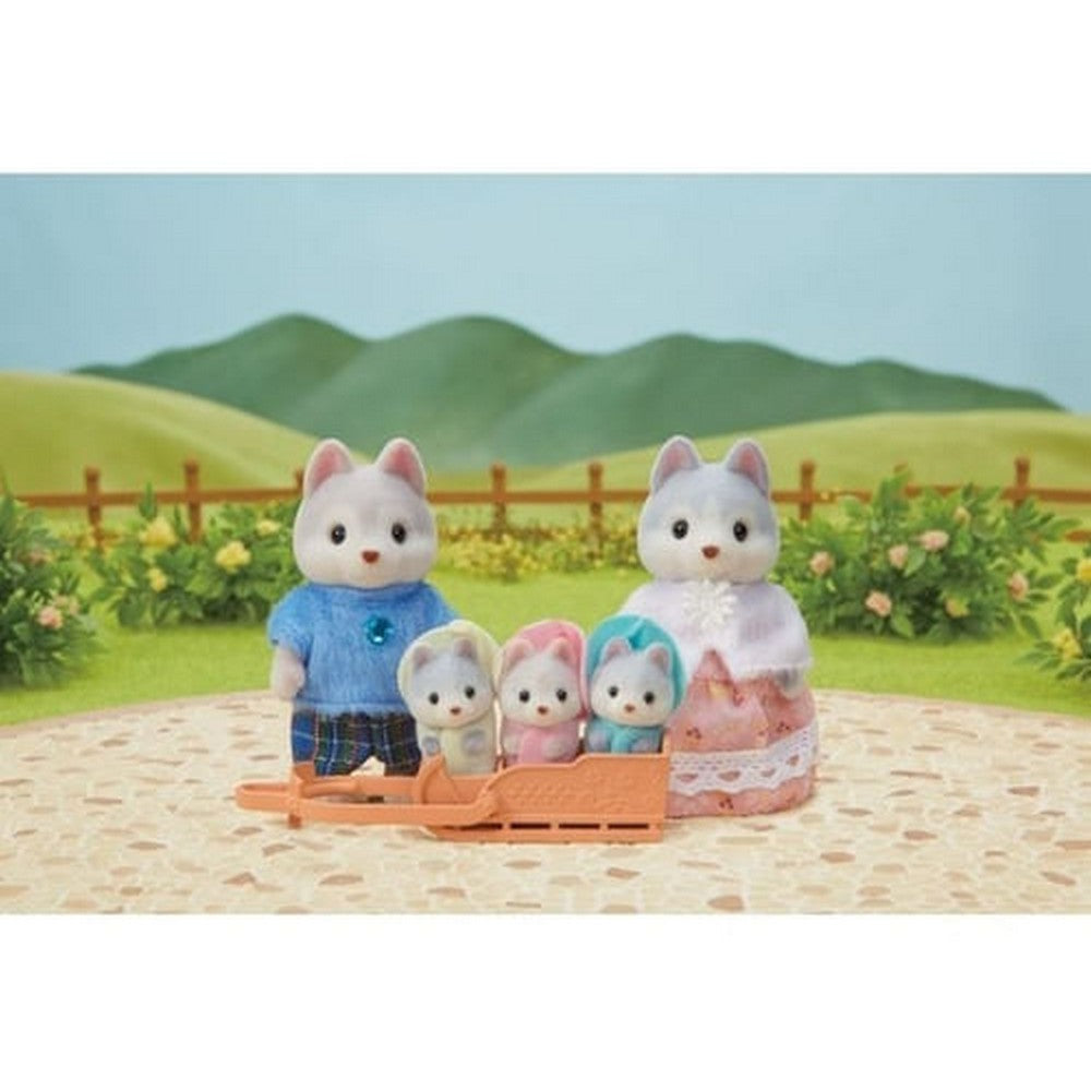 Sylvanian Familia Husky 4 Figuras 05636sy