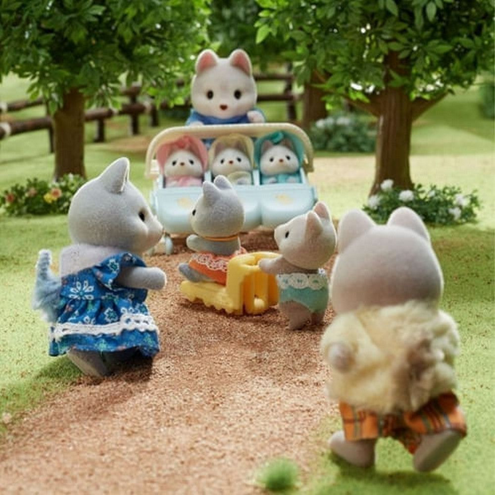 Sylvanian Familia Husky 4 Figuras 05636sy