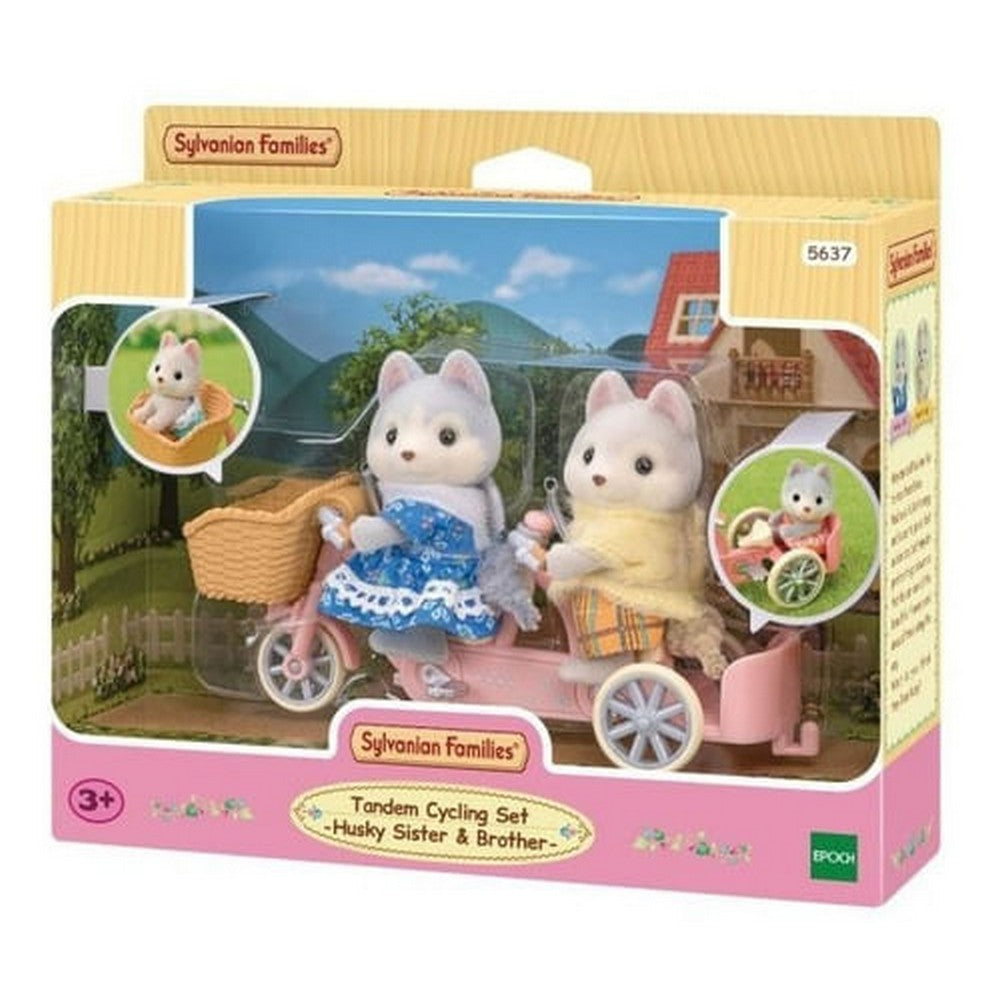 Sylvanian Juego De Ciclismo En Tándem Hermanos Husky 05637sy