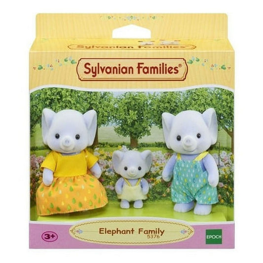Sylvanian Families Familia De Elefantes 3 Figuras 05376sy