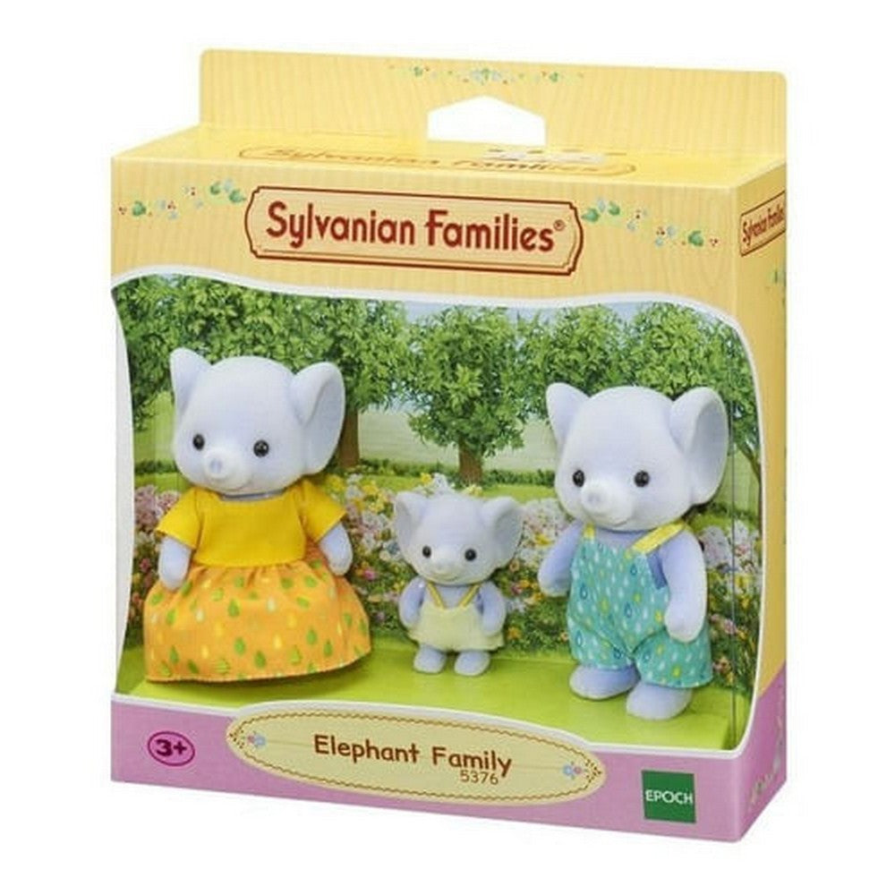 Sylvanian Families Familia De Elefantes 3 Figuras 05376sy