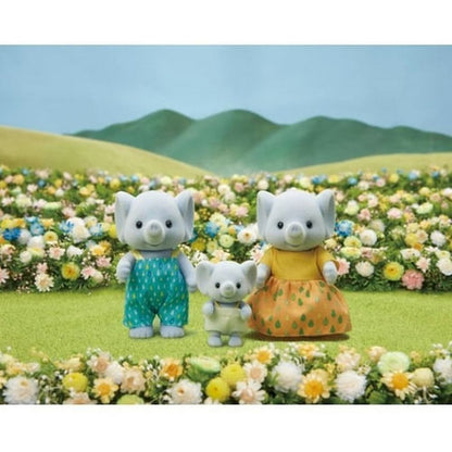 Sylvanian Families Familia De Elefantes 3 Figuras 05376sy