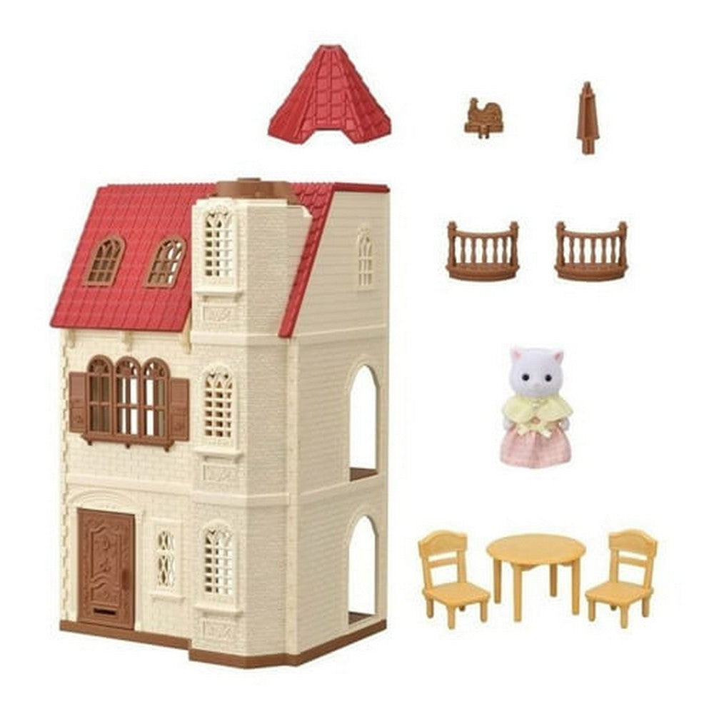 Sylvanian Families Casa Torre De Techo Rojo (5391) 5400 Prem