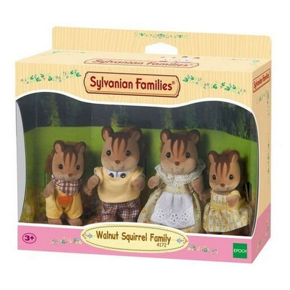 Sylvanian Familia Ardilla De La Nuez 4 Figuras 4172sy