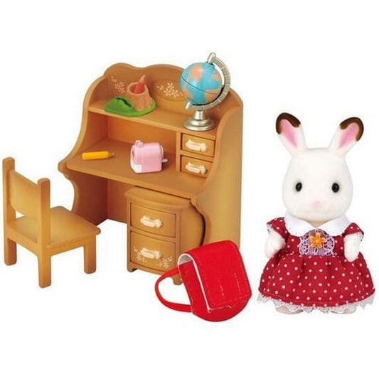 Sylvanian Set De Escritorio Hermana Conejo Chocolate 5016sy