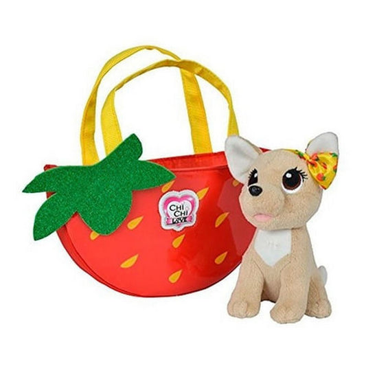 Chichi Love Peluche Con Bolso Strawberry Fashion 3156 Color Rojo