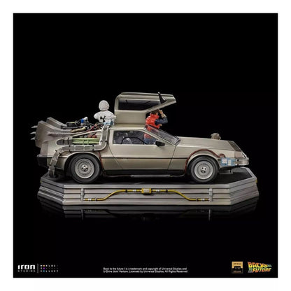 Figura Esc, 1/10 Delorean Full Set Deluxe 82323 Iron Studios