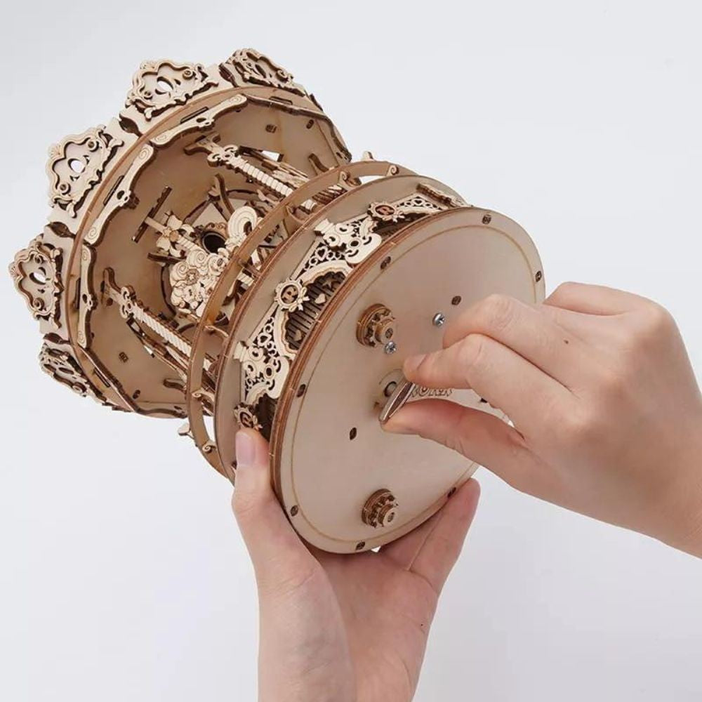 Robotime Puzzle 3d Carrusel Romántico Amk62 Rokr