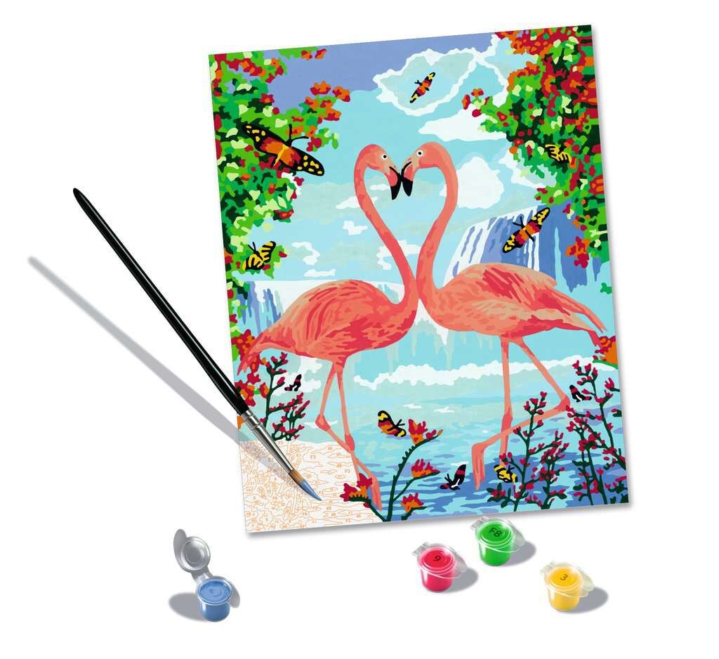 Ravensburger CreArt Flamingo Love 28991 - detalle 3