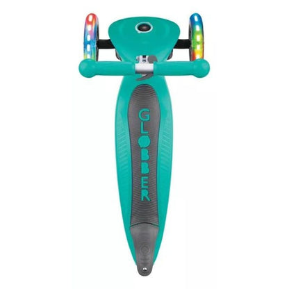 Globber Monopatin Junior Plegable Y C/luces Turquesa 437-107