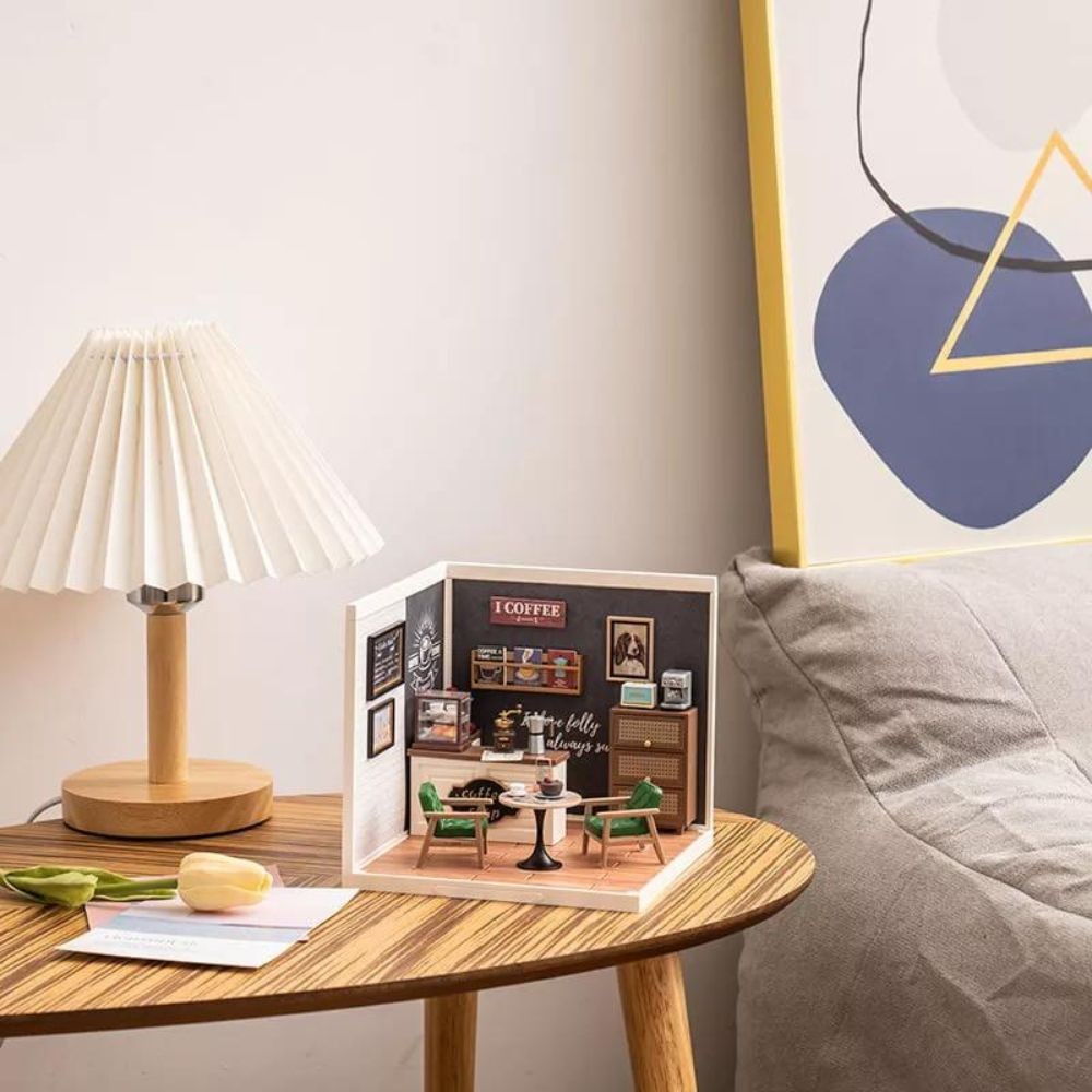 Robotime Puzzle 3d Cafetería Daily Inspiration Dw001b Rolife