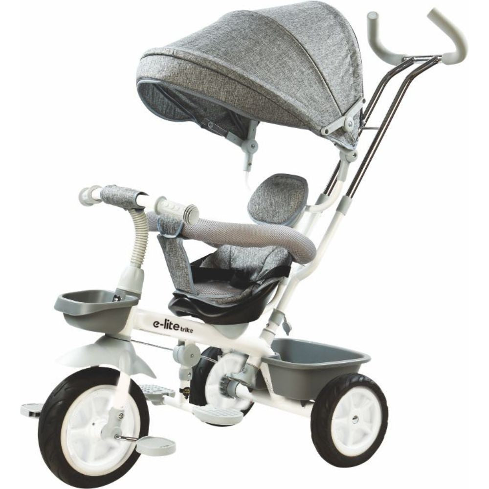 Triciclo E-lite Trike Con Capota Jy-t01 Gris
