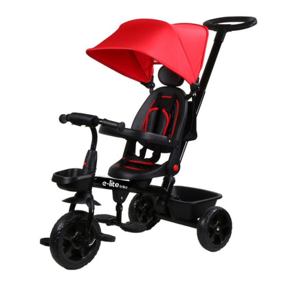 Triciclo E-lite Trike Con Capota Jy-t07b Rojo