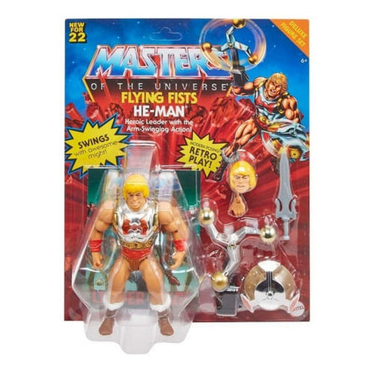 Motu Origins Figura He-man Puño Boleador Hdt22 Mattel