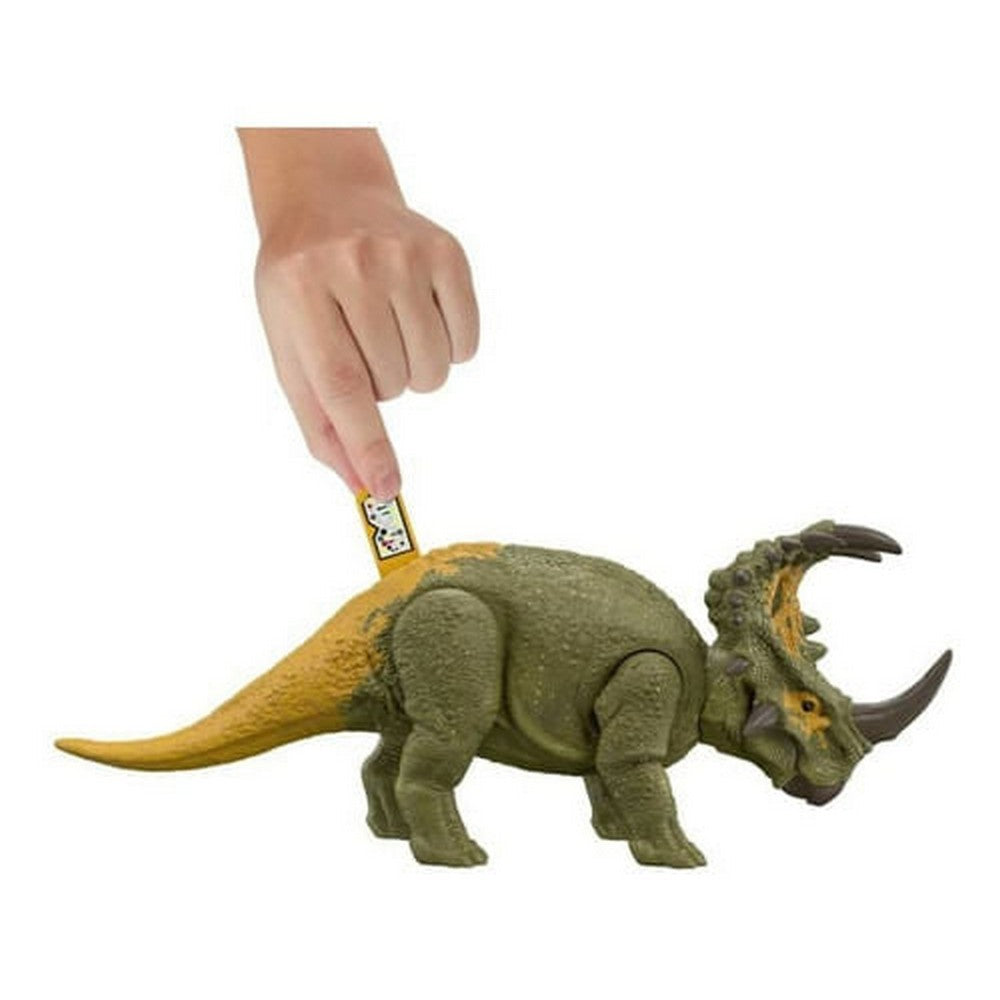 Figura De Acción Sinoceratops Roar Strikes Hdx43 De Mattel Jurassic World